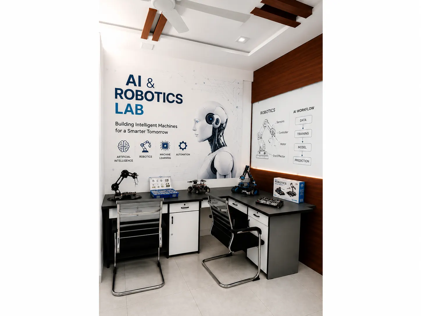 Coding Pro Academy Robotics lab for practical learning